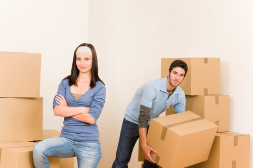 House removals support for flats and terraces in Hither Green