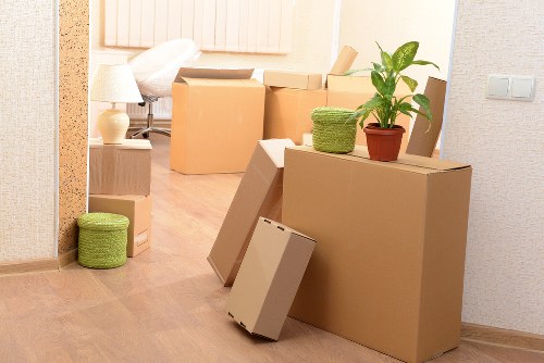 Careful handling of household items during removal