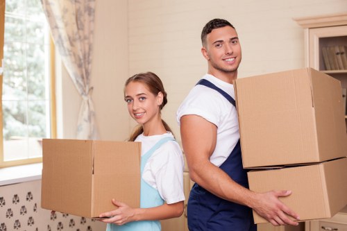 Local movers handling household items near Hither Green
