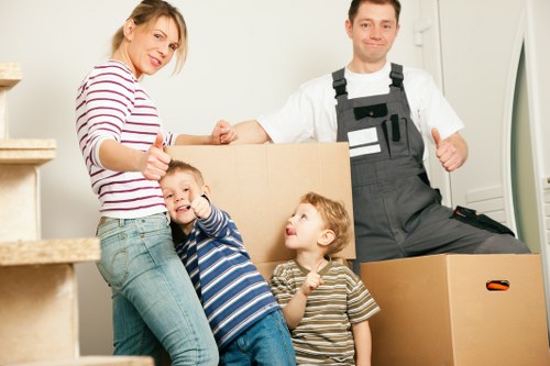 Commercial and office removals with organised van loading